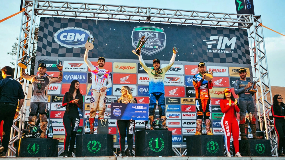 Pódio Categoria MX1
