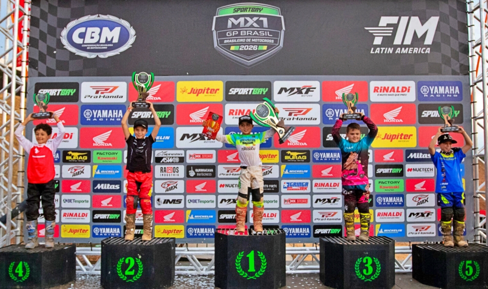 Pódio Categoria 50cc 