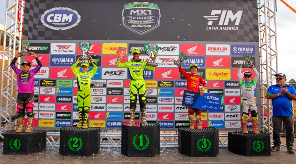 Pódio Categoria 65cc 