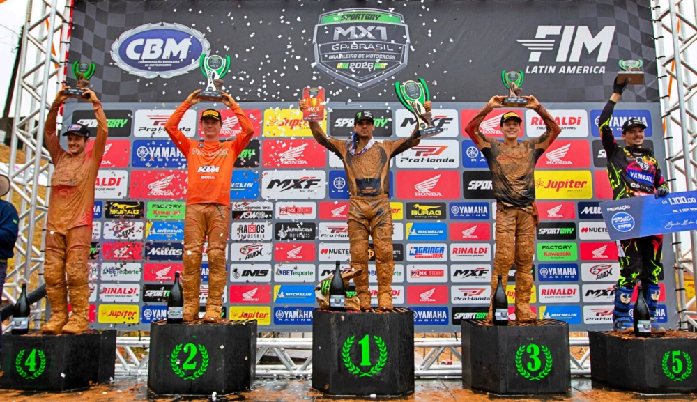 Pódio Categoria MX2 