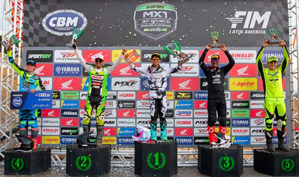 Pódio Categoria MX2JR