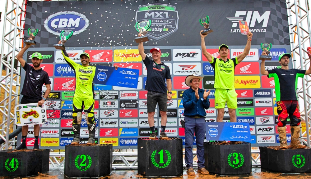 Pódio Categoria MX4