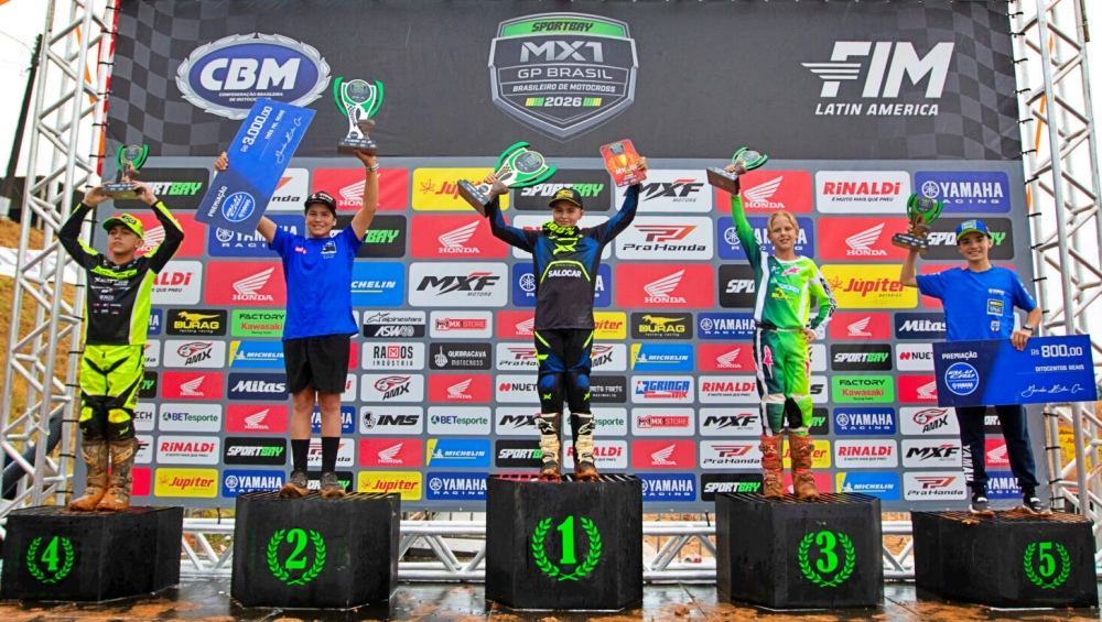 Pódio Categoria MXJR 